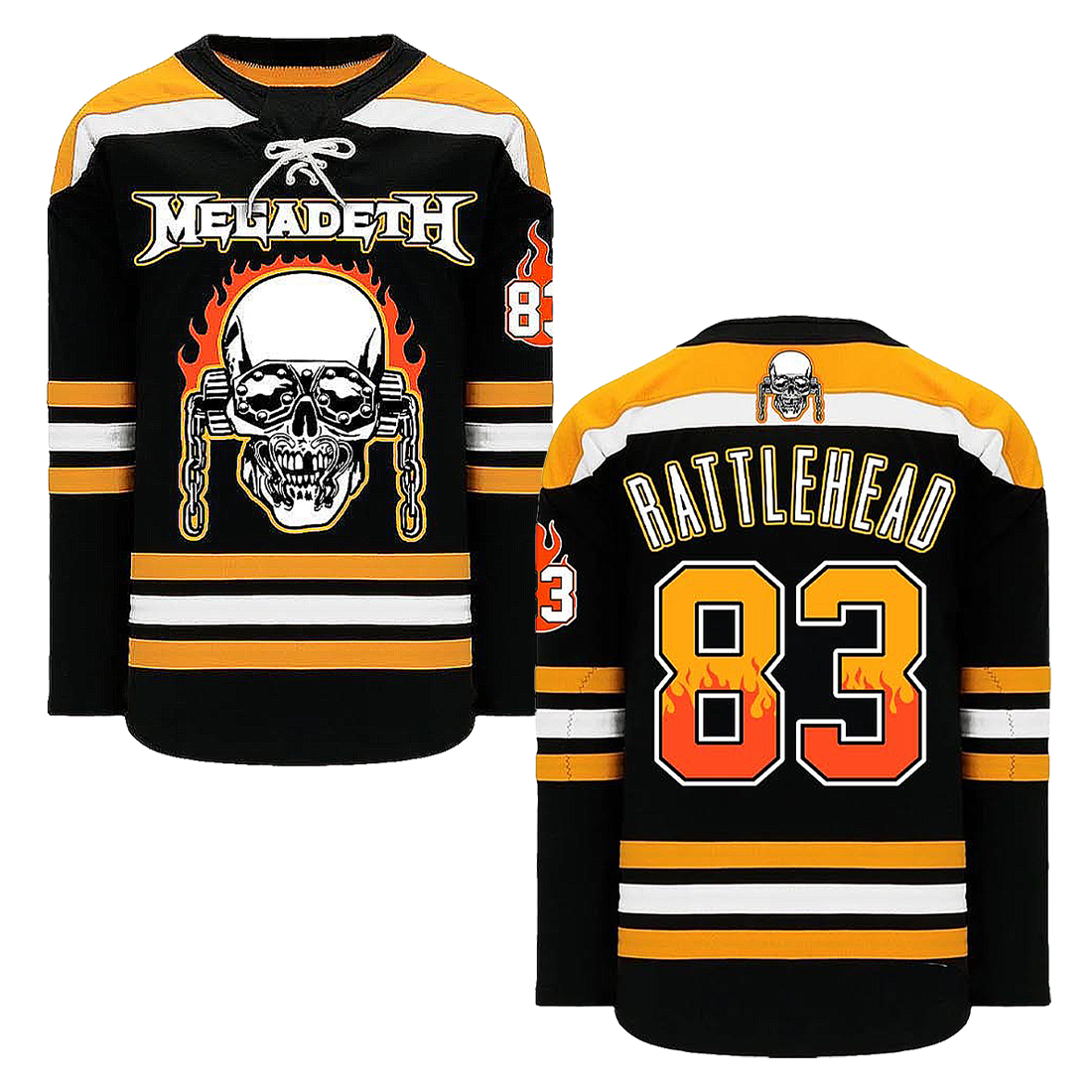 MEGADETH  ホッケーシャツ Rattlehead '83 Limited Edition Hockey Jersey – Megadeth Official Store