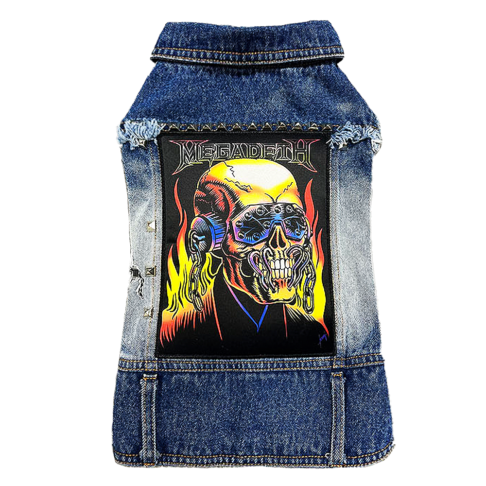 Flaming Vic Dog Vest – Megadeth Official Store