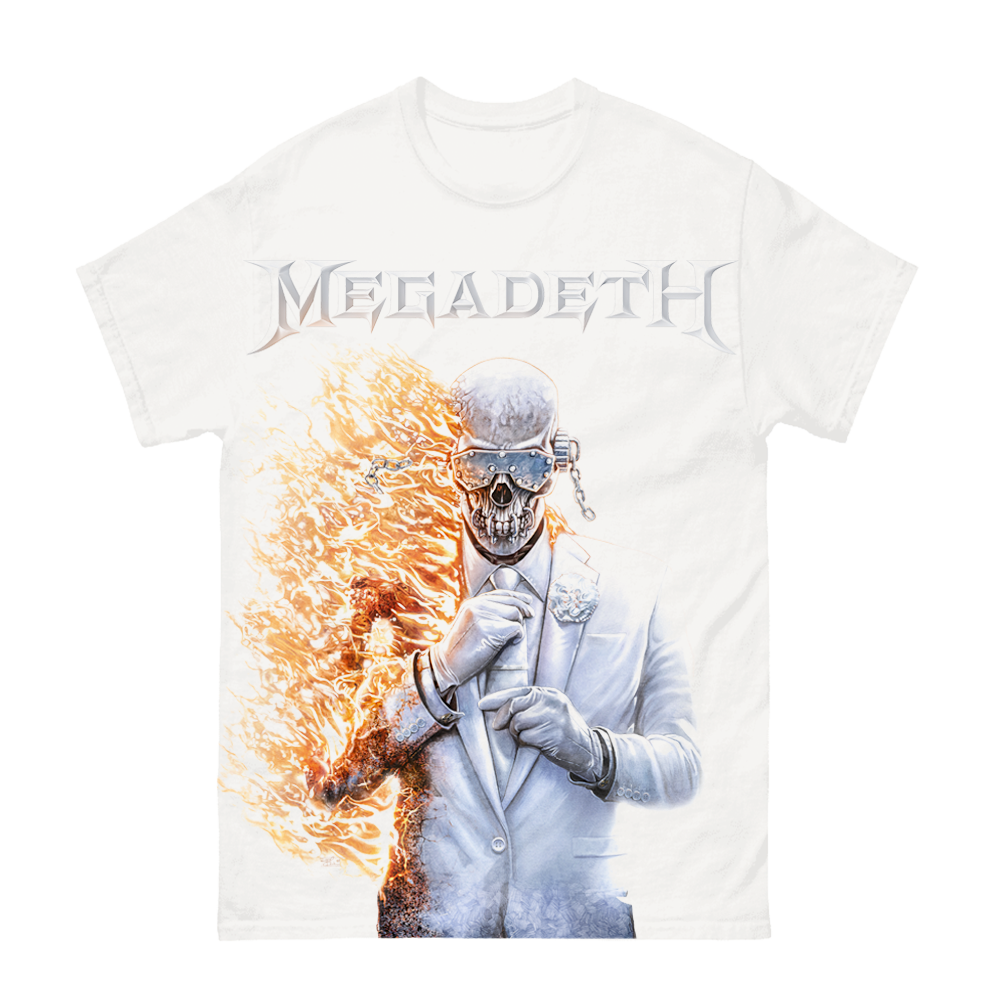 Megadeth Flame Vic Jumbo Tee – Megadeth Official Store Megadeth Flame Vic Jumbo Tee – Megadeth Official Store