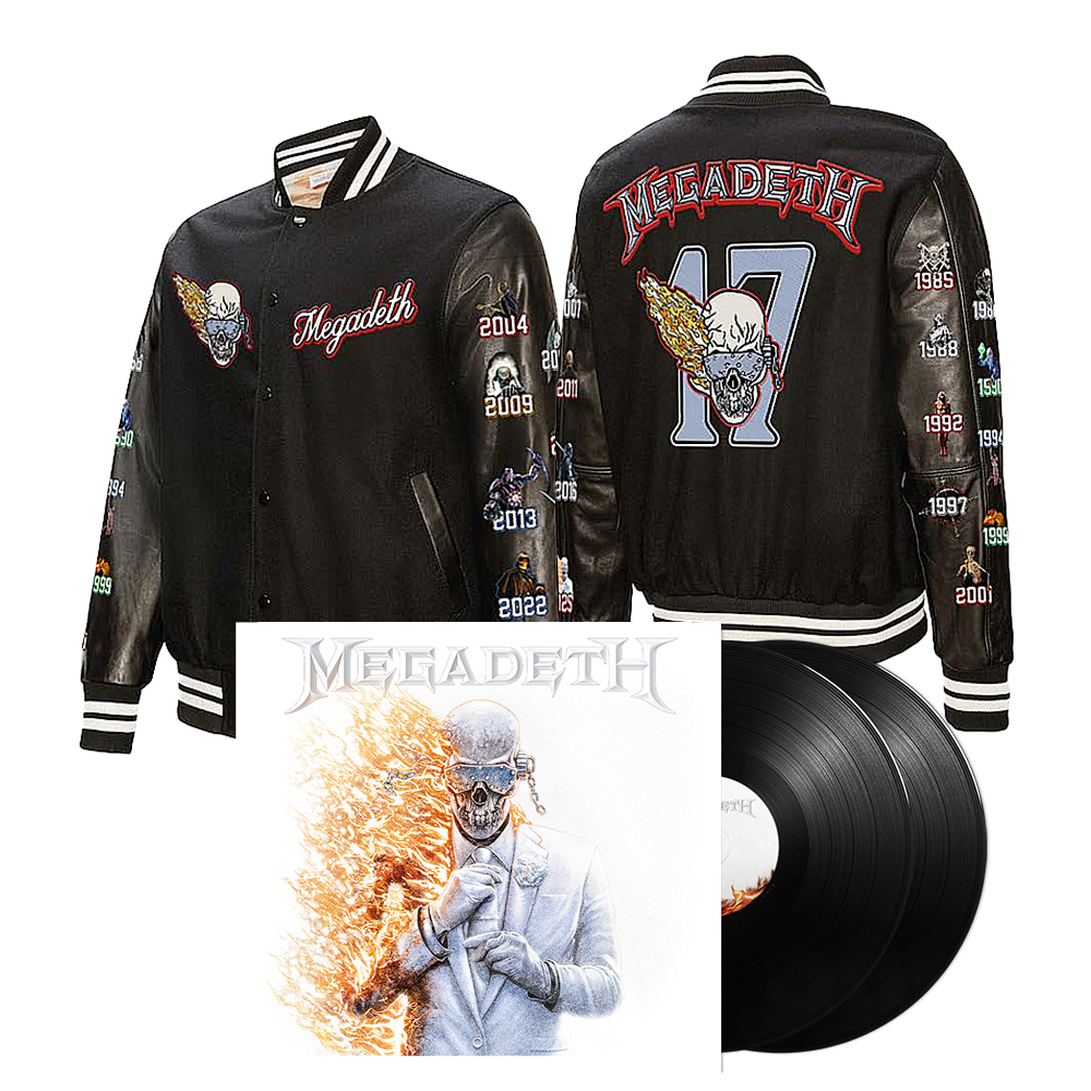 Megadeth Varsity Jacket + LP Deluxe Fan Pack