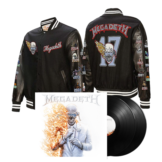 Megadeth Varsity Jacket + LP Deluxe Fan Pack