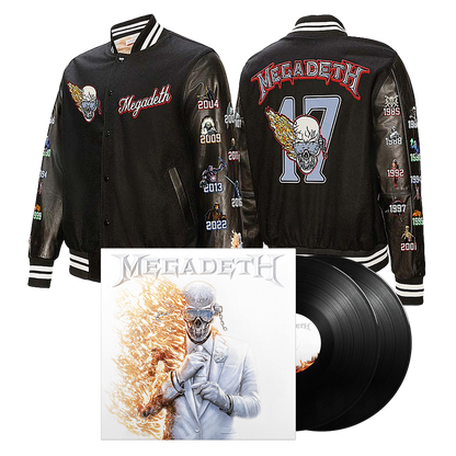 Megadeth Varsity Jacket + LP Deluxe Fan Pack