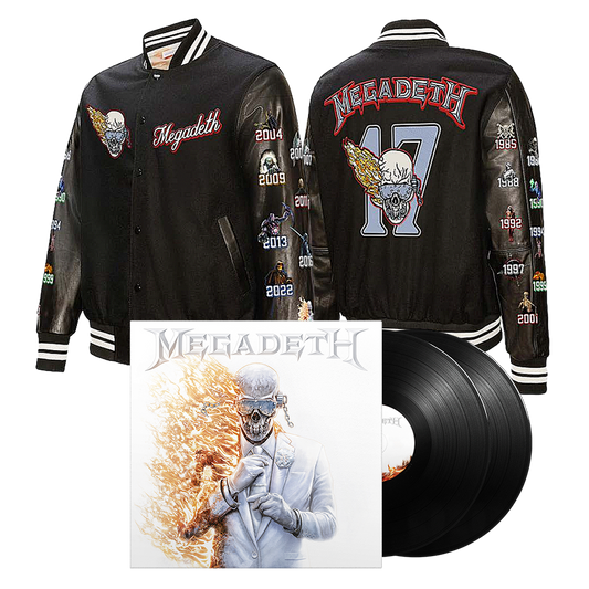 Megadeth Varsity Jacket + LP Deluxe Fan Pack