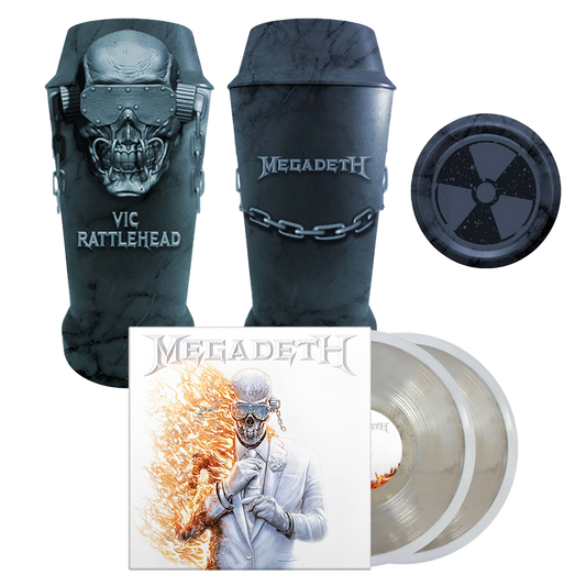 Megadeth Vic Warhead Urn + Collector LP Ultimate Fan Pack