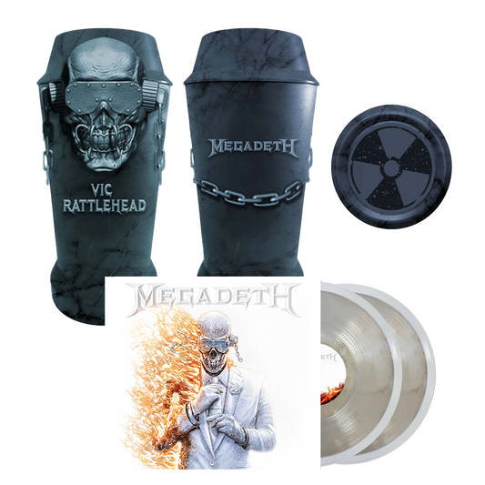 Megadeth Vic Warhead Urn + Collector LP Ultimate Fan Pack