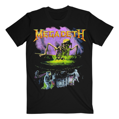 Megadeth Rust In Peace Contaminated vintage t-shirt front view - official Megadeth merch