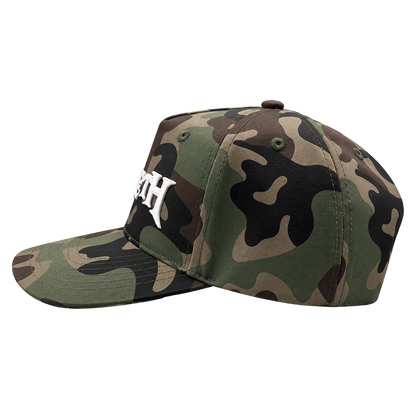 Camo Embroidered Logo Hat