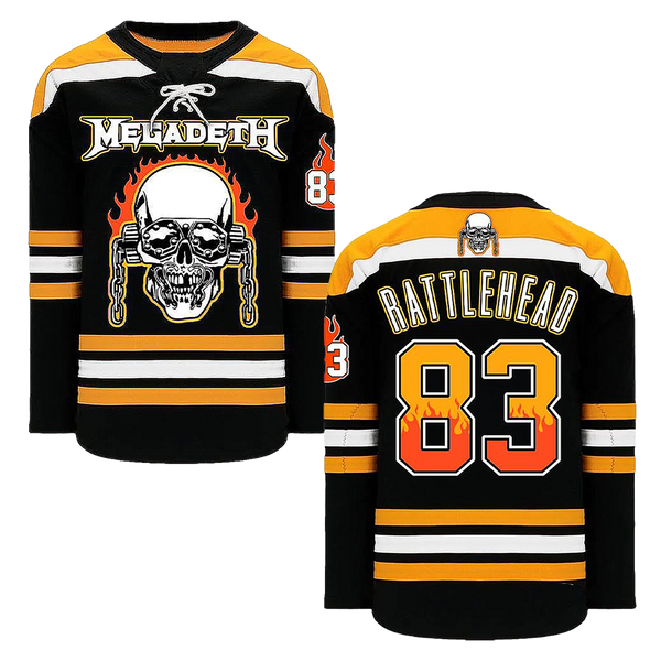 Rattlehead '83 Limited Edition Hockey Jersey – Megadeth Official Store