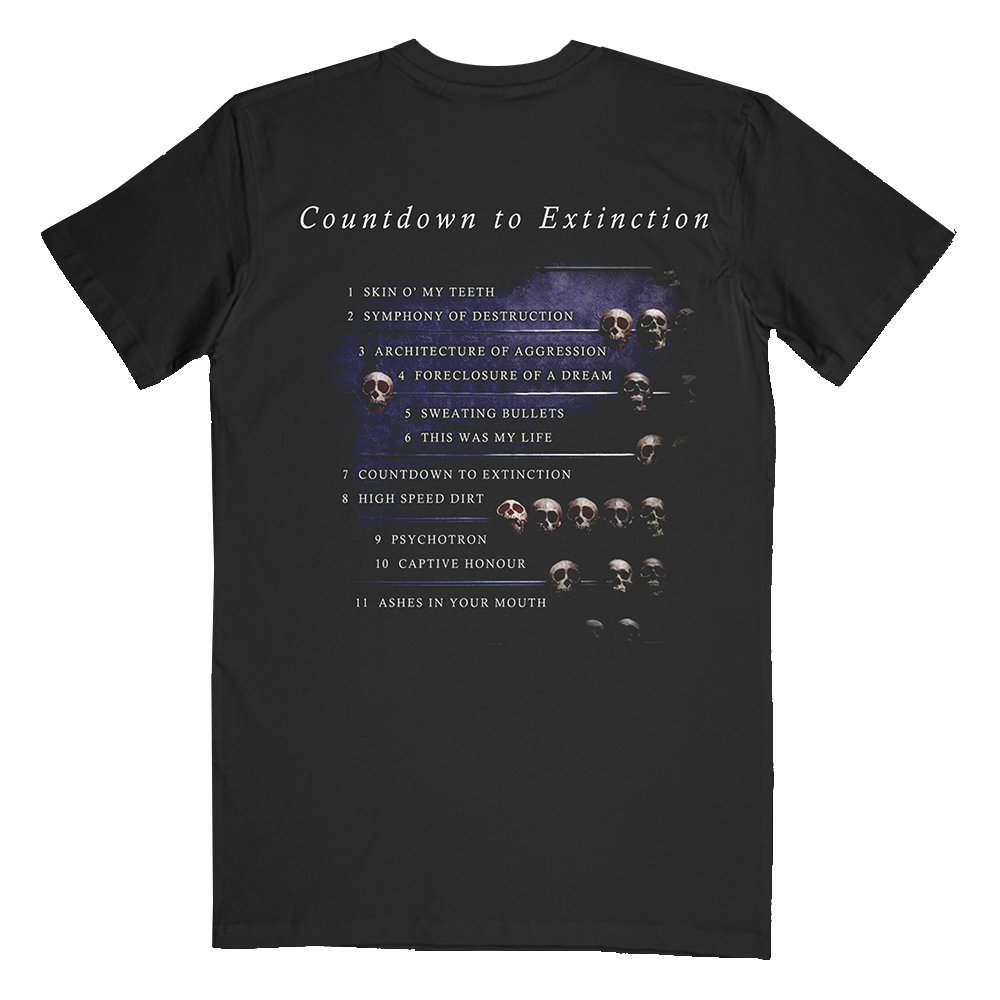 Countdown To Extinction Tracklist Tee