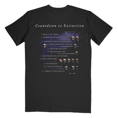 Countdown To Extinction Tracklist Tee