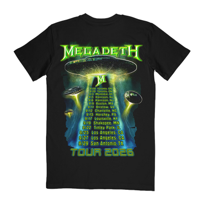 UFOs North America 2026 Tee – Megadeth Official Store