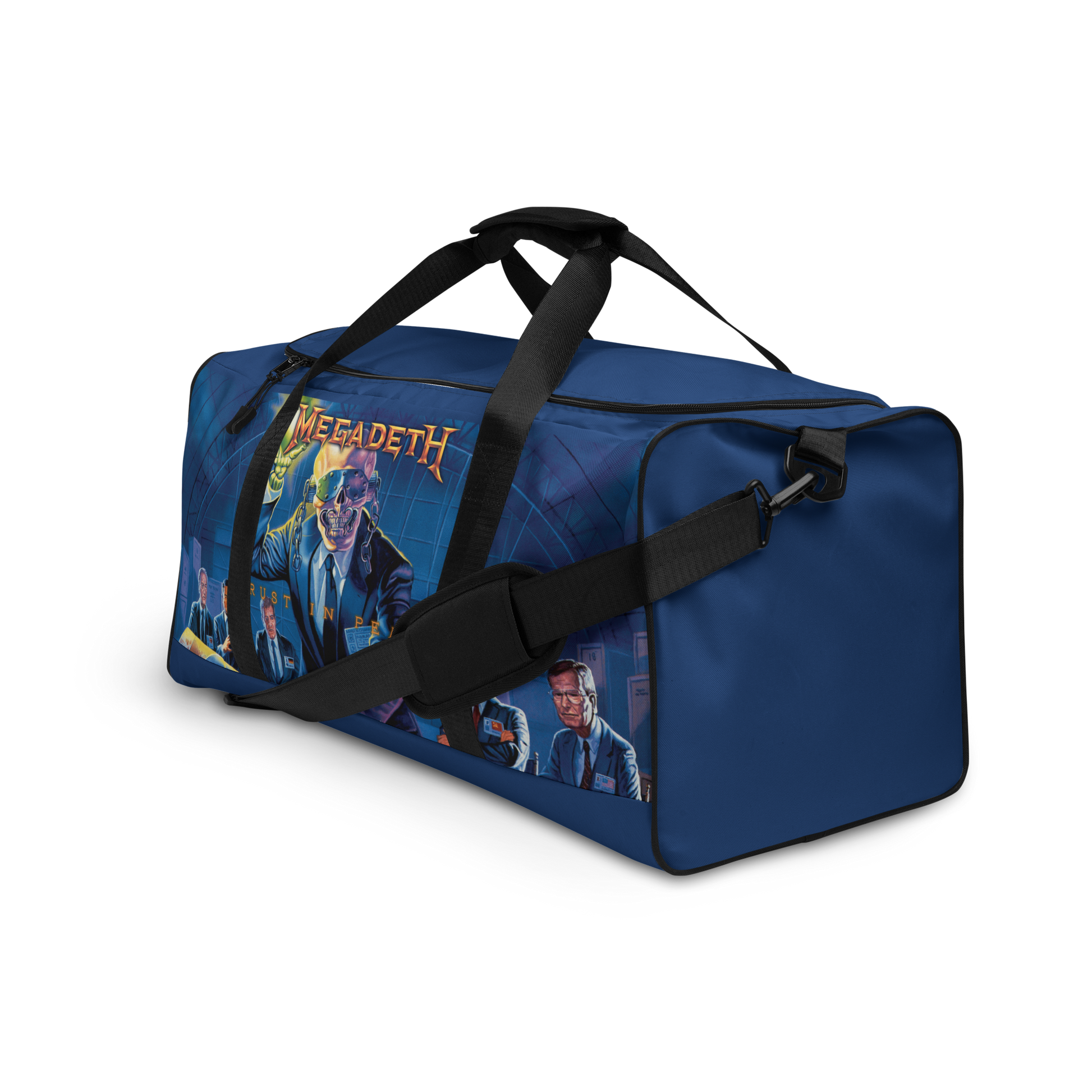 Megadeth Rust In Peace duffle bag strap detail - official Megadeth merch