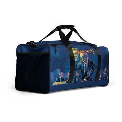 Megadeth Rust In Peace duffle bag side view - official Megadeth merch