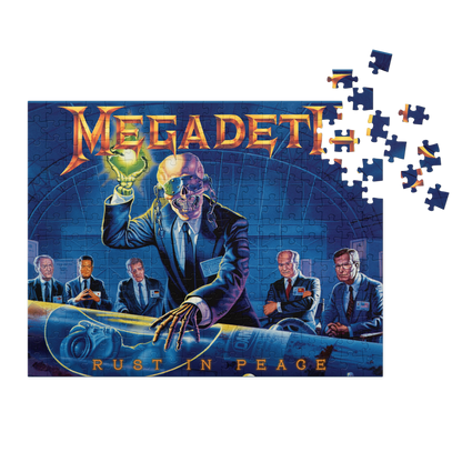 Megadeth Rust In Peace jigsaw puzzle - official Megadeth merch