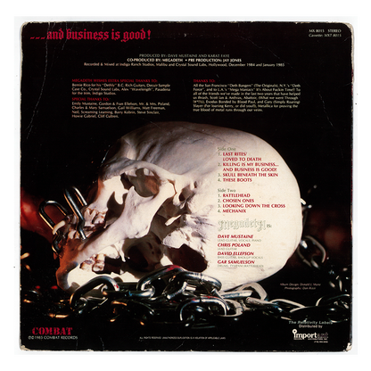 Killing Is My Business... and Business Is Good! 40th Anniversary 12" Metallic Gold LP